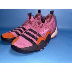 Adidas Trae Young 2 Pink Black Orange Basketball Shoes Size 12 Signature Series